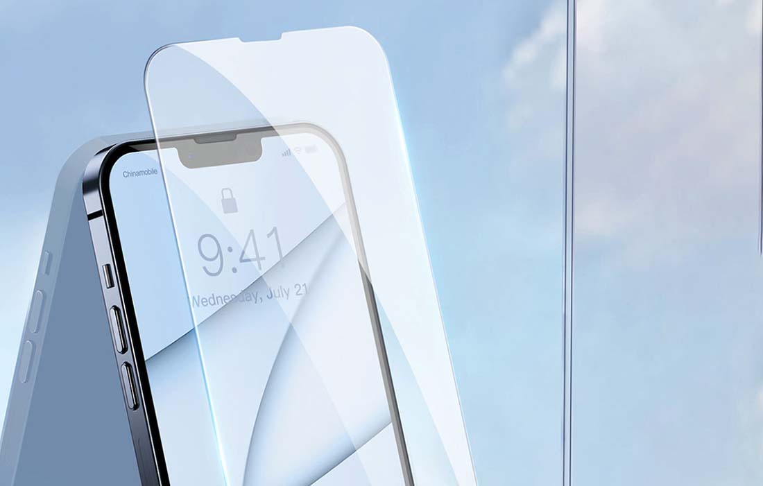 Baseus kaljeno staklo 0,3 mm za iPhone 13/13 Pro (2kom)