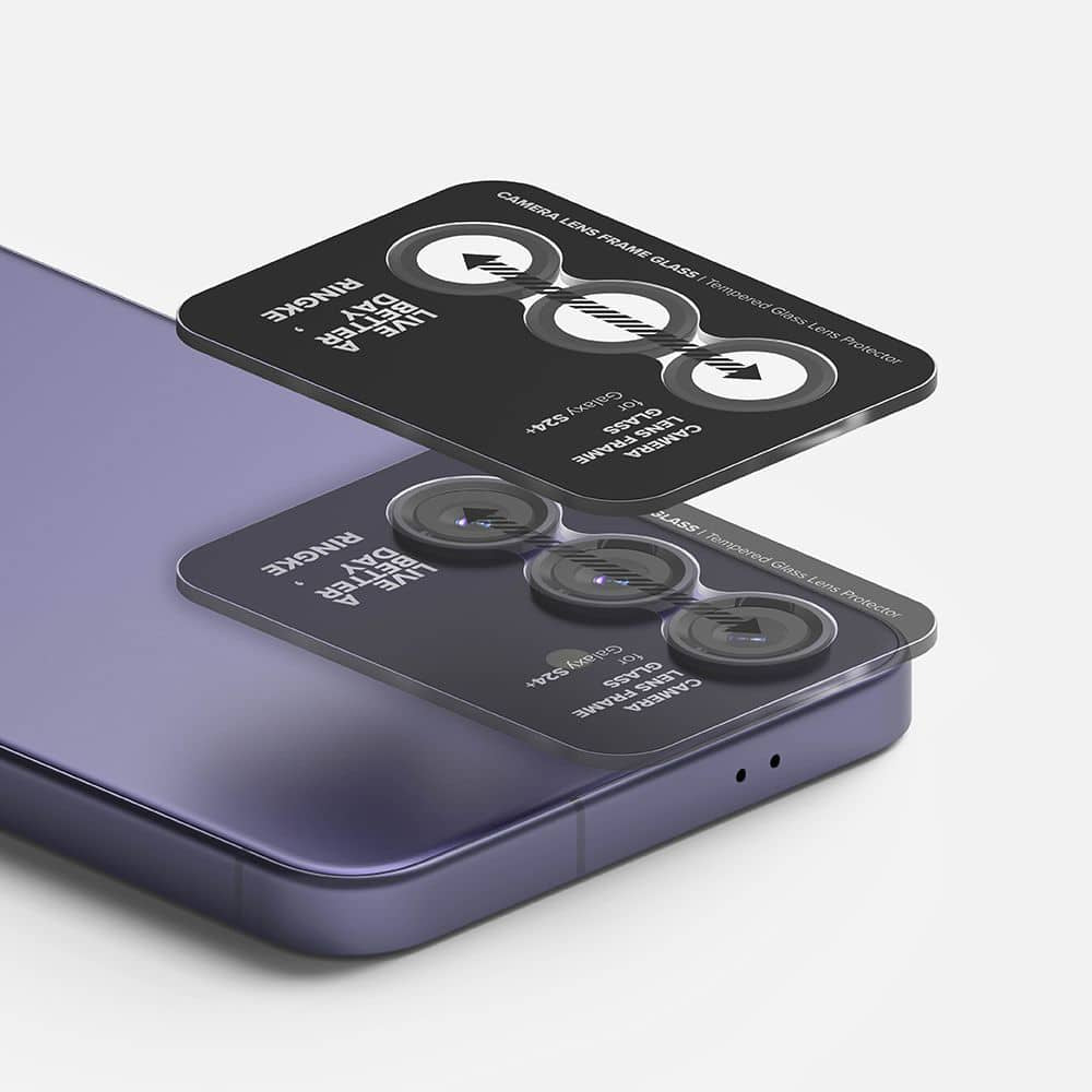 Ringke - Staklo okvira objektiva kamere - Samsung Galaxy S24 Plus - crno