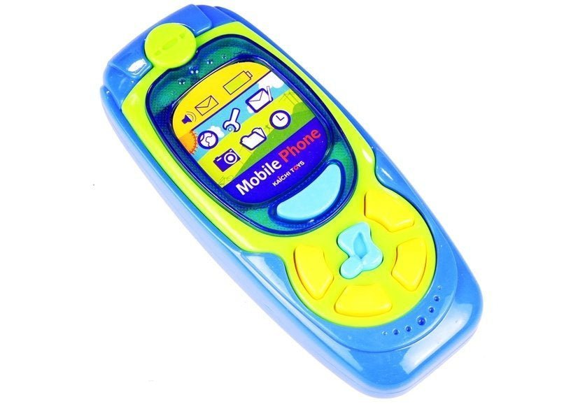 Set za dječji auto, ključevi, volan, mobitel - plavo/zeleni