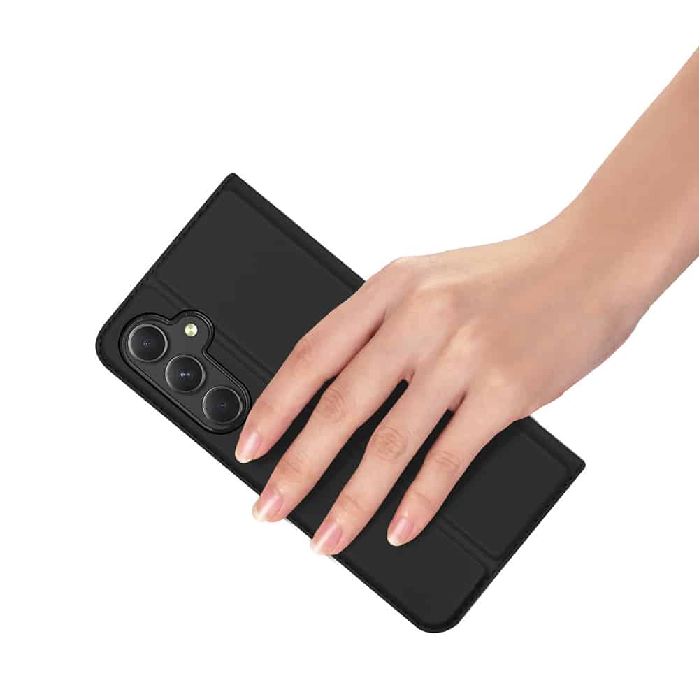 DUX DUCIS Skin Pro – Glatka kožna maska za Samsung Galaxy A35 5G crna