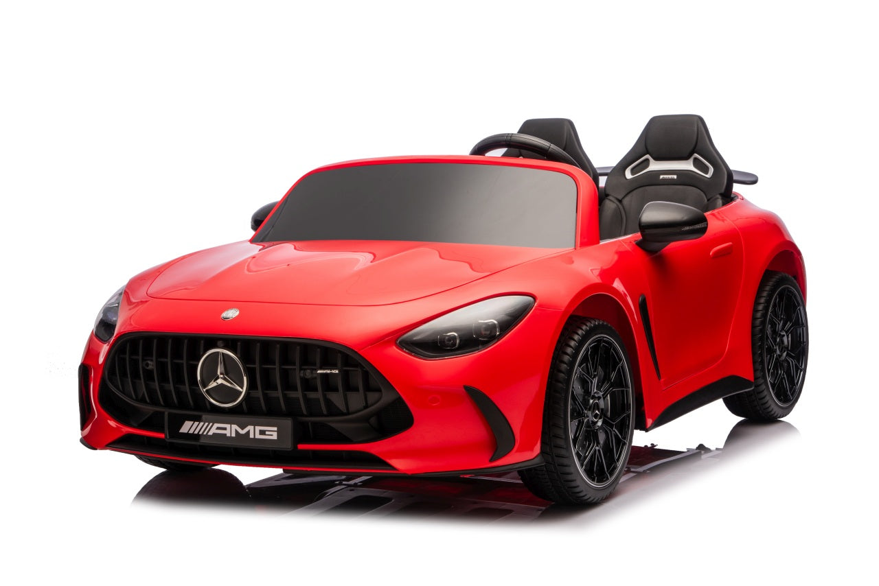 Licencirani auto na akumulator Mercedes Benz GT63 AMG - dvosjed - crveni