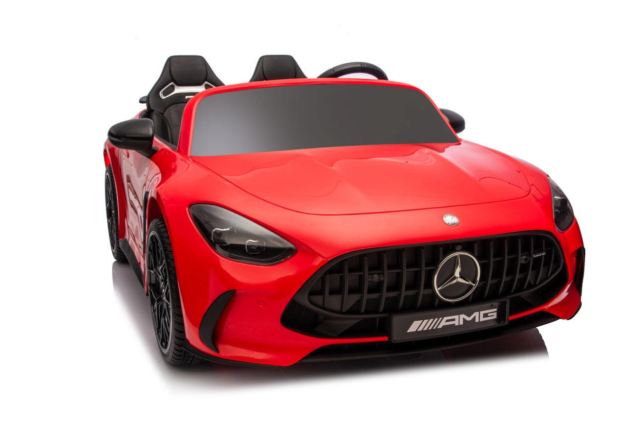 Licencirani auto na akumulator Mercedes Benz GT63 AMG - dvosjed - crveni