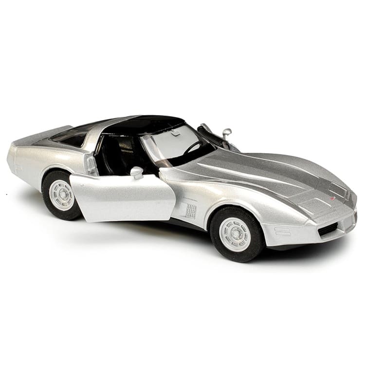 1982 Chevrolet Corvette Coupe silver 1:34