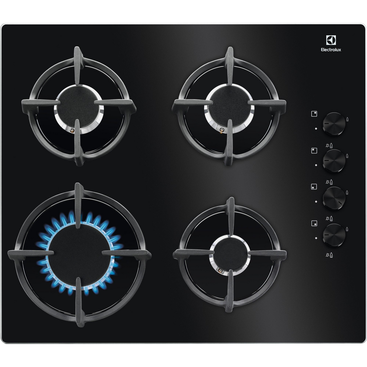 Electrolux KGG6407K Crno Ugradbeni 60 cm Plin 4 zone(s)