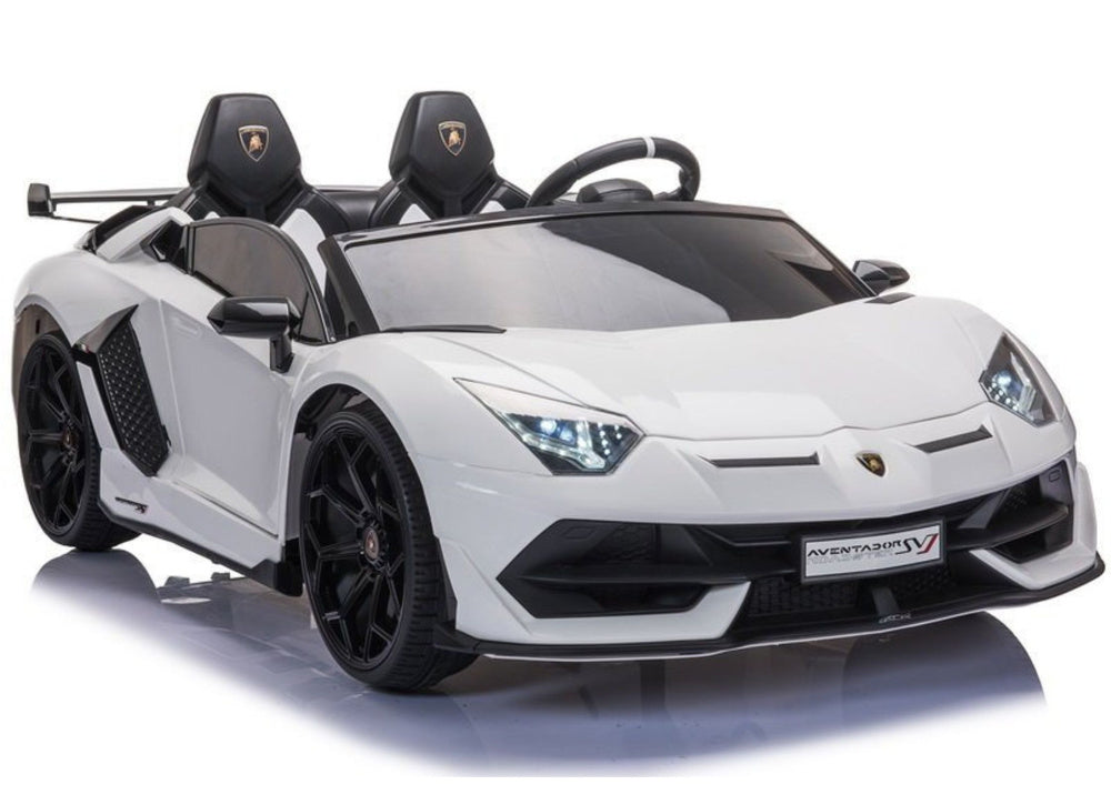 Licencirani auto na akumulator Lamborghini Aventador SX2028 - dvosjed - bijeli