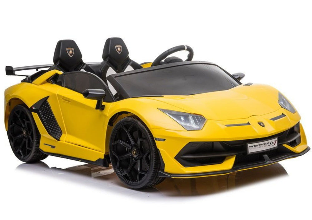 Licencirani auto na akumulator Lamborghini Aventador SX2028 - dvosjed - žuti