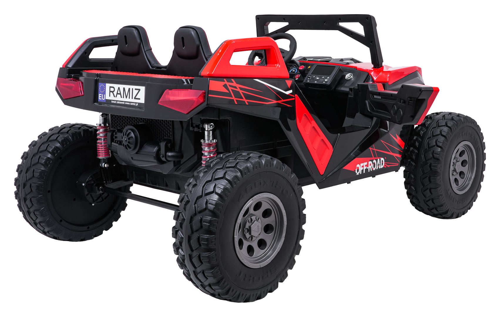 Buggy na akumulator RTR Monster Speed ​​4x4 - dvosjed - crveni