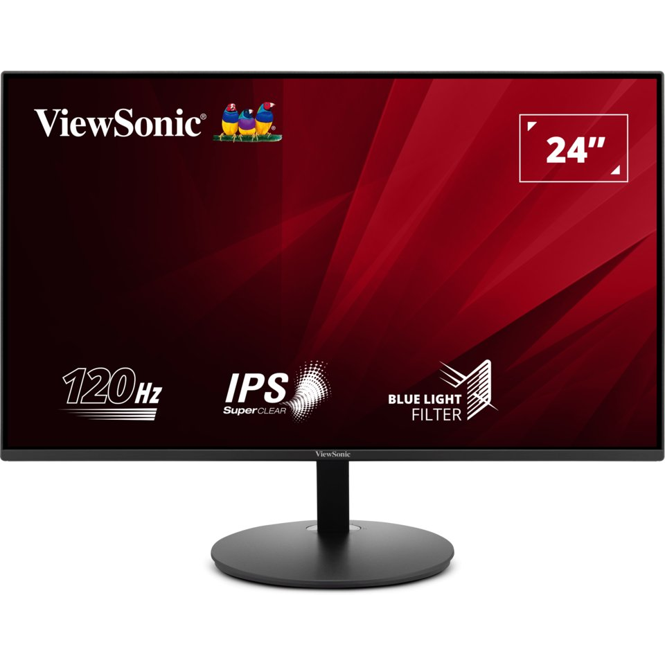 Viewsonic VA 24" Full HD Monitor w/Fast 1ms Response računalni monitor 61 cm (24") 1920 x 1080 pikseli LED