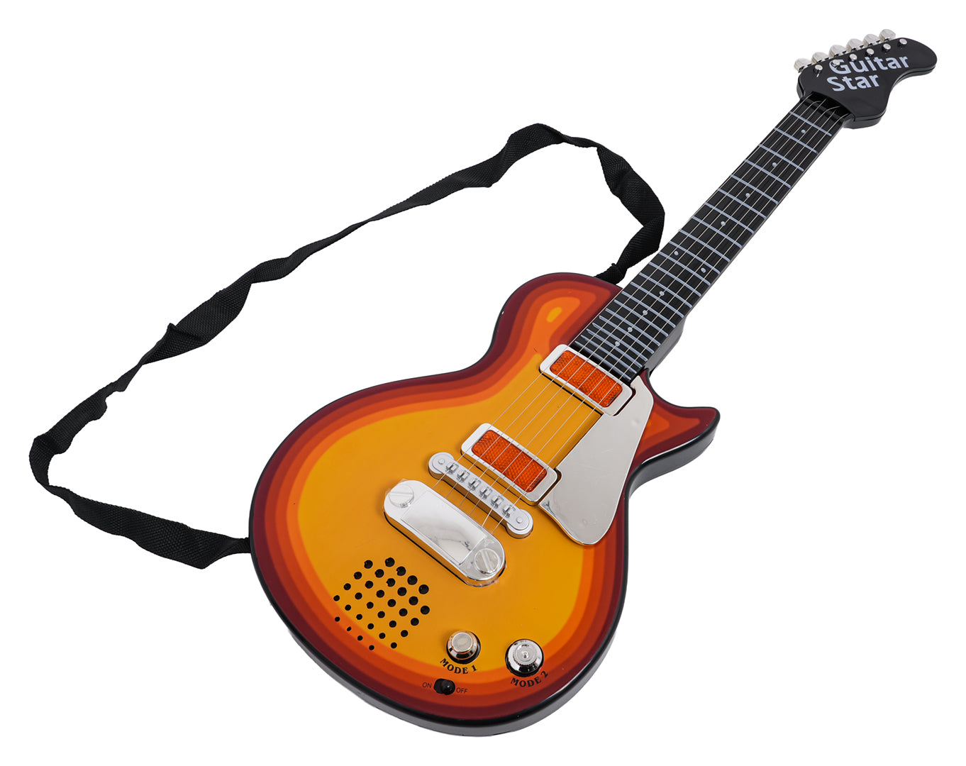 Dječja električna gitara Rock Zebra - crvena