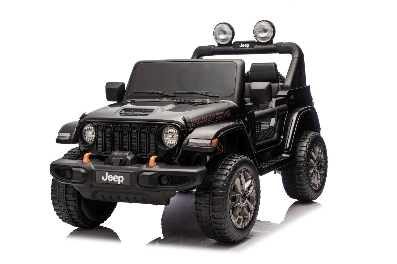 Licencirani auto na akumulator Jeep Wrangler Rubicon LIFT - crni