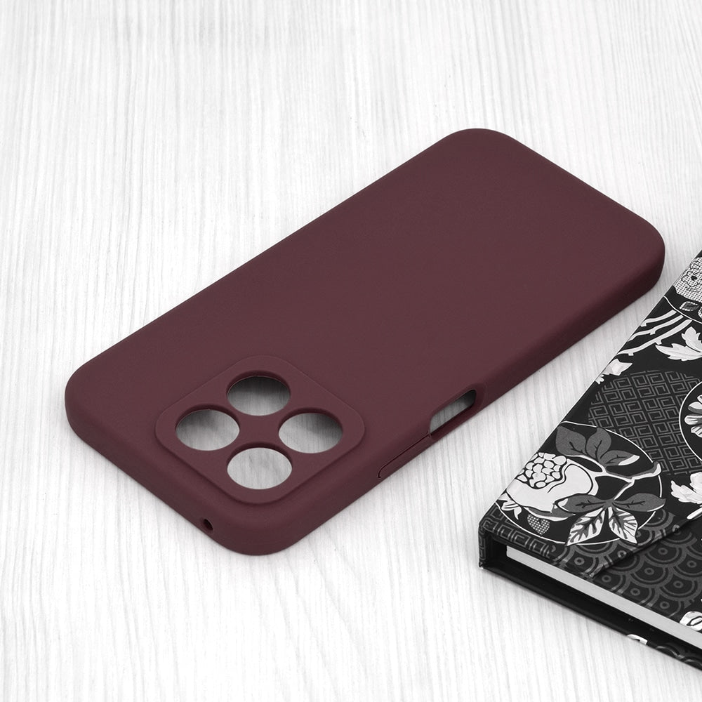 Techsuit Soft Edge Silicone maska za Honor X8b - Plum Violet