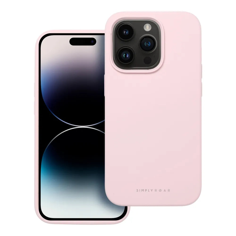 Roar Cloud-Skin maska za iPhone 14 Pro Light pink