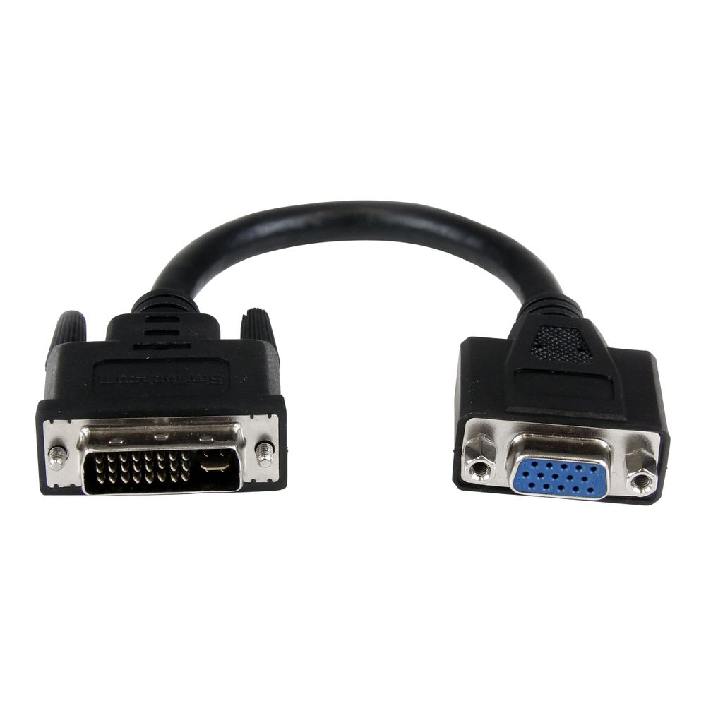 StarTech.com DVIVGAMF8IN prilagodnik za video kabel 0,203 m DVI-I VGA Crno