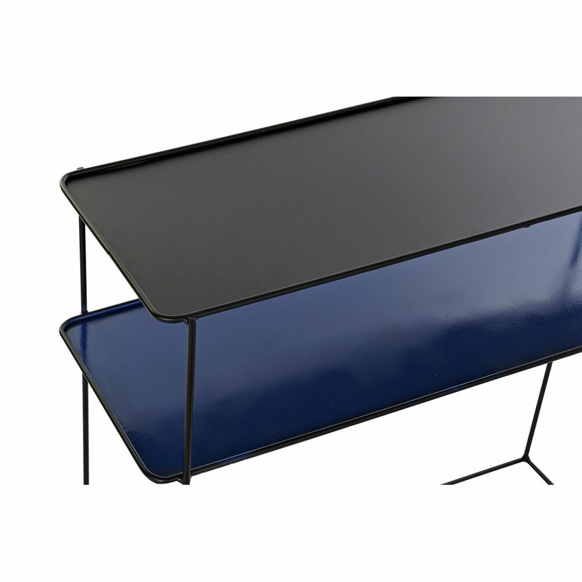 Set namještaja DKD Home Decor Plava Crna 70 x 27 x 45 cm 40 x 27 x 45 cm 80 x 27 x 65 cm 80 x 27,5 x 65 cm