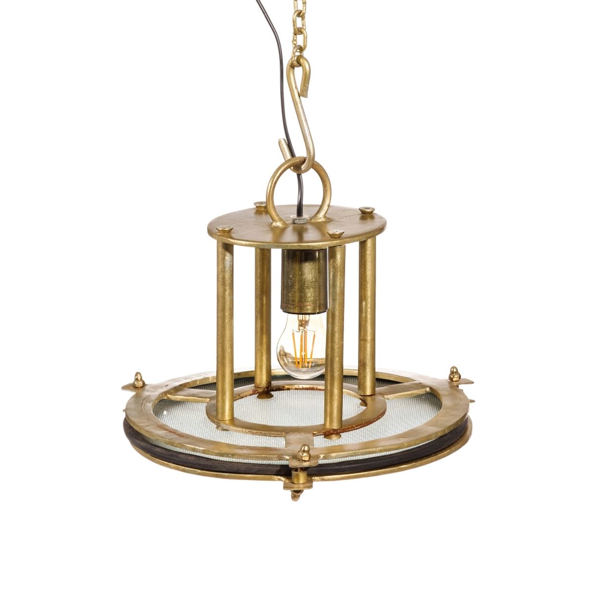 Stropna svjetiljka Bronza Kristal Željezo 40 W 240 V 35 x 35 x 28 cm moderan