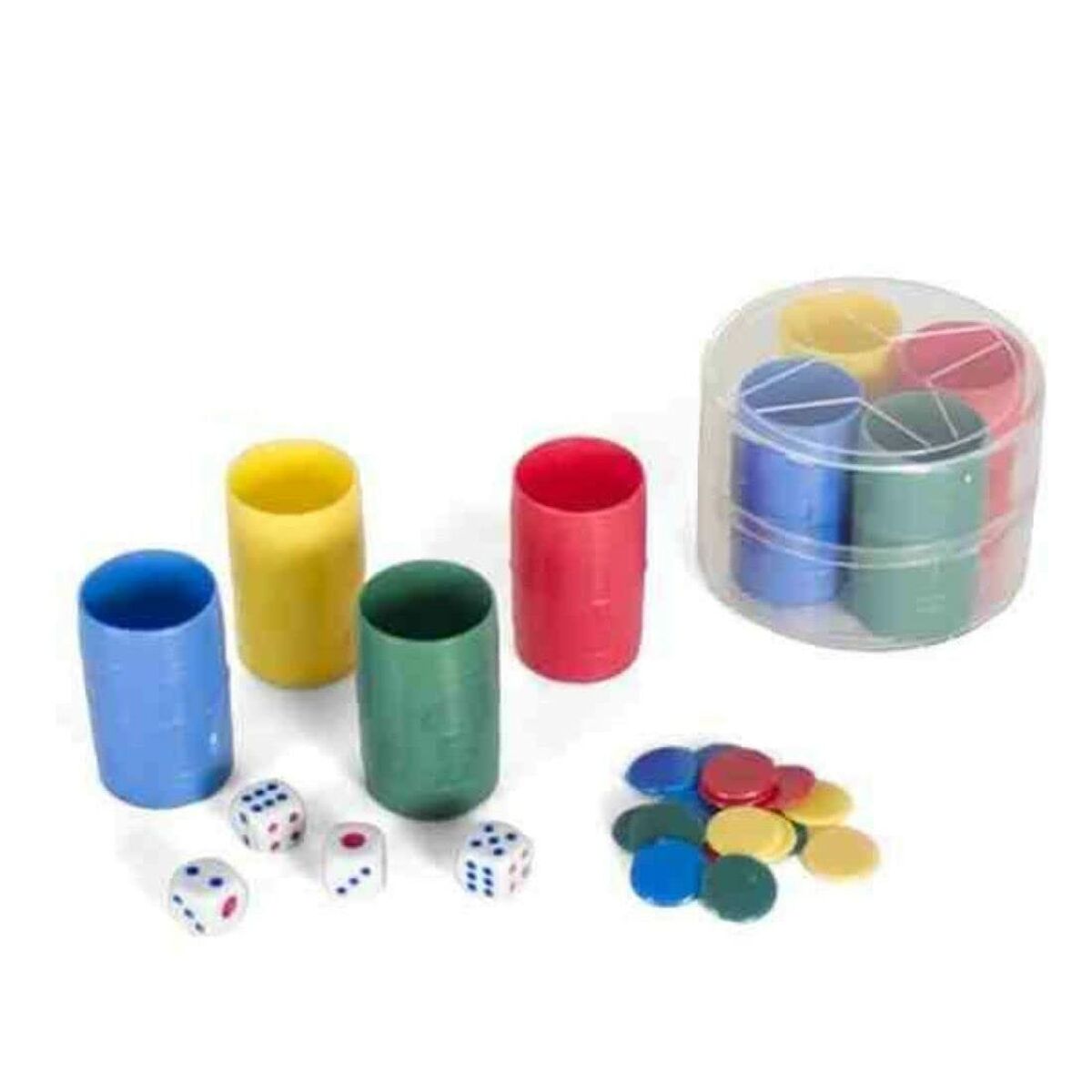 Shakeri sa Žetonima za Parchis Gerimport (4 kom.)