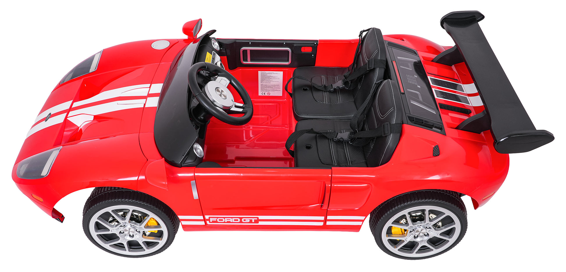 Licencirani auto na akumulator Ford GT 4x4 - dvosjed - crveni