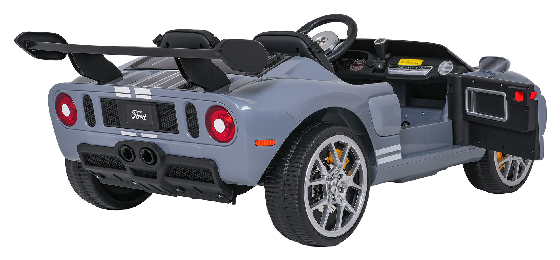Licencirani auto na akumulator Ford GT 4x4 - dvosjed - sivi