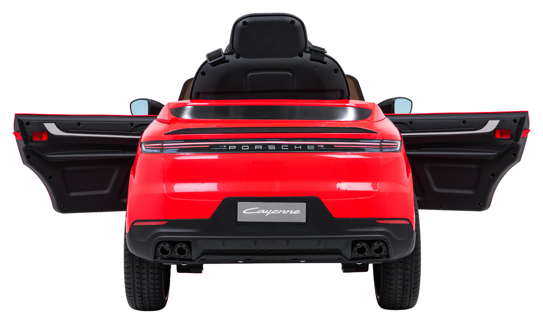 Licencirani auto na akumulator Porsche Cayenne - crveni