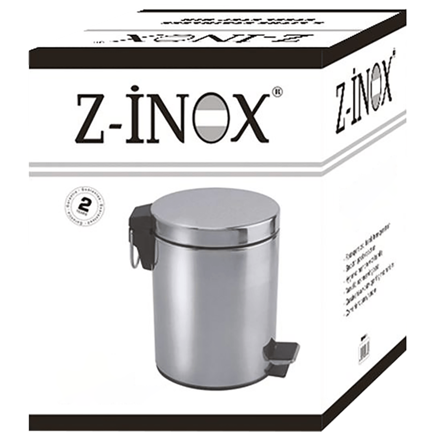 Zilan Koš za smeće sa pedalom, 12 l, INOX - ZLN6904