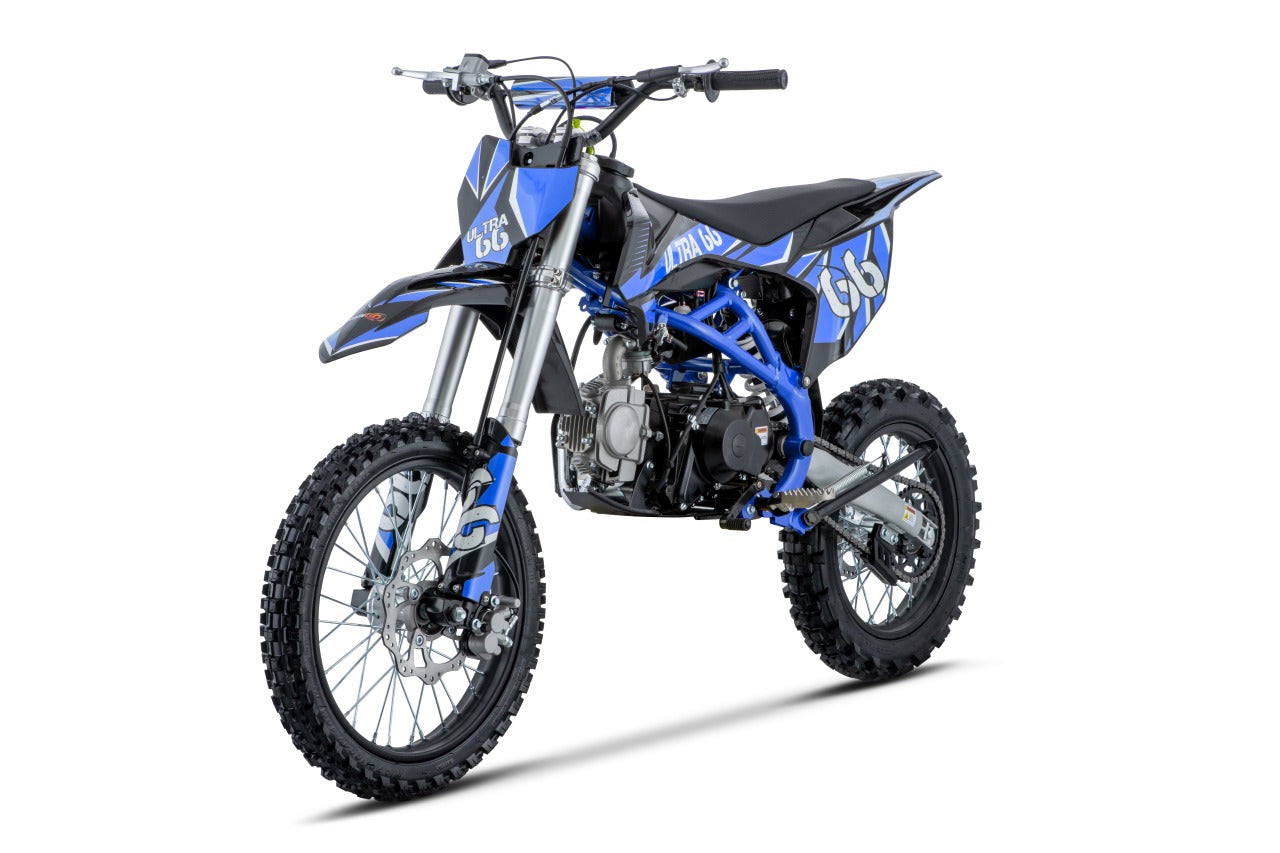 Cross motor na benzin ULTRA 66 125cc - plavi