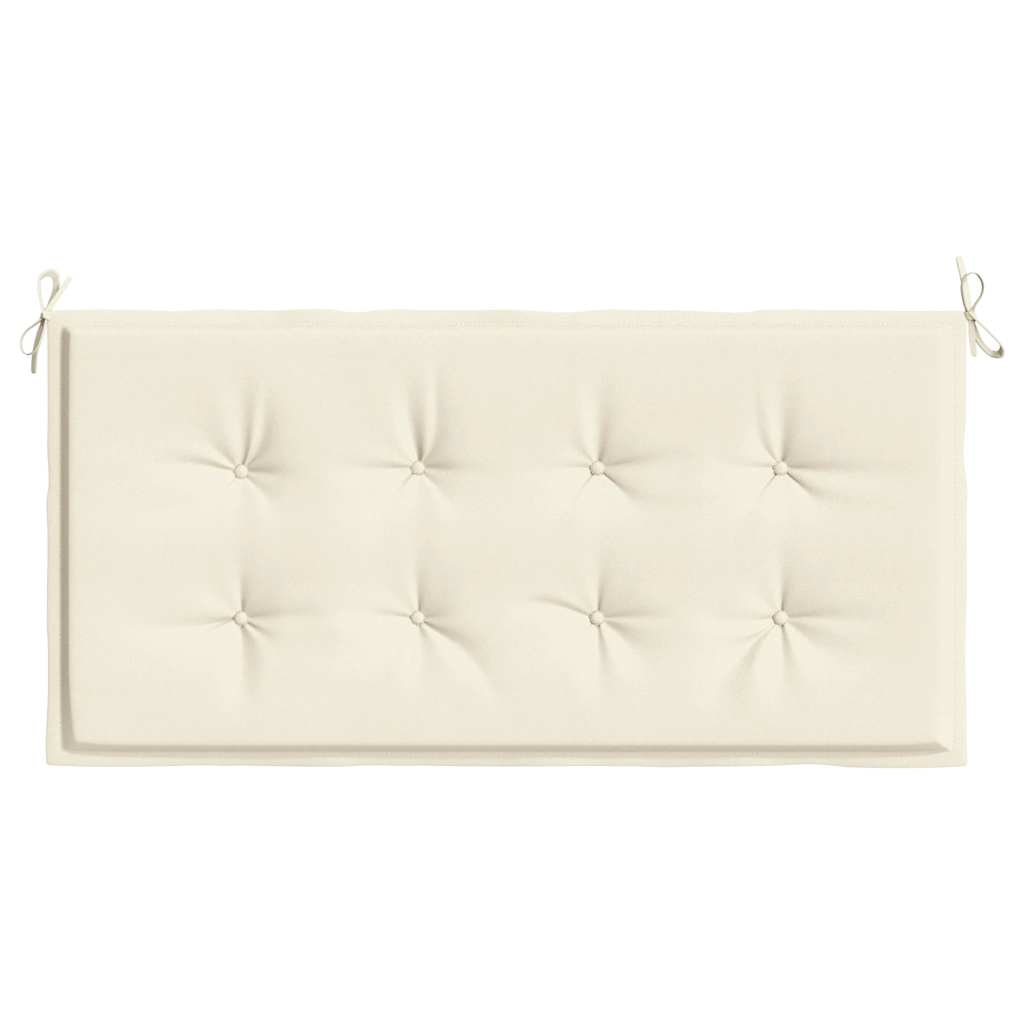 Jastuk za vrtnu klupu krem 120 x 50 x 3 cm od tkanine Oxford