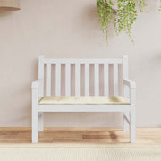 Jastuk za vrtnu klupu krem 120 x 50 x 3 cm od tkanine Oxford