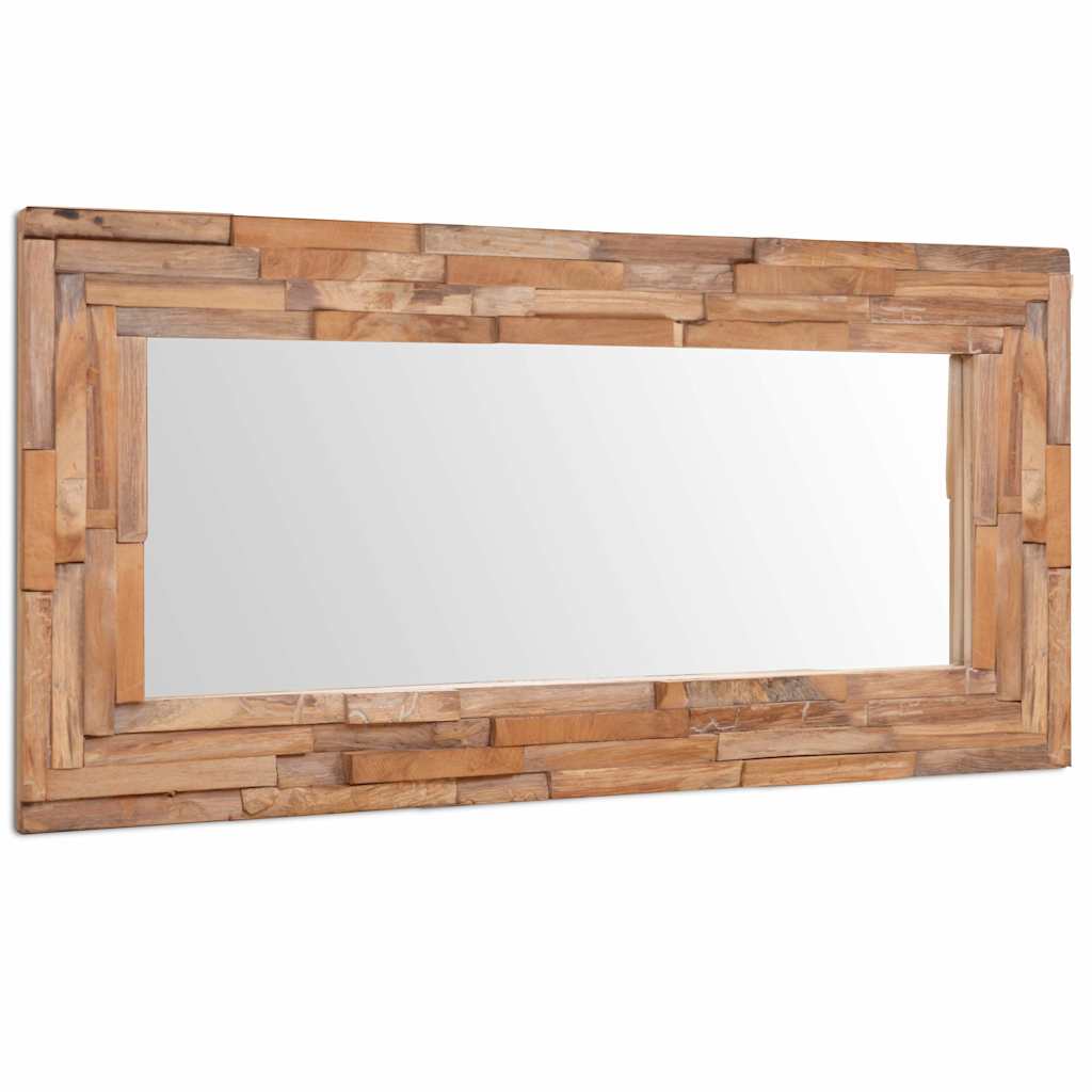Ukrasno Ogledalo od Tikovine 120x60 cm Pravokutno