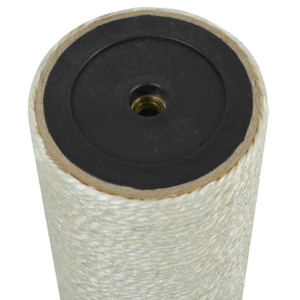 Grebalica za mačke 8 x 45 cm 10 mm bež
