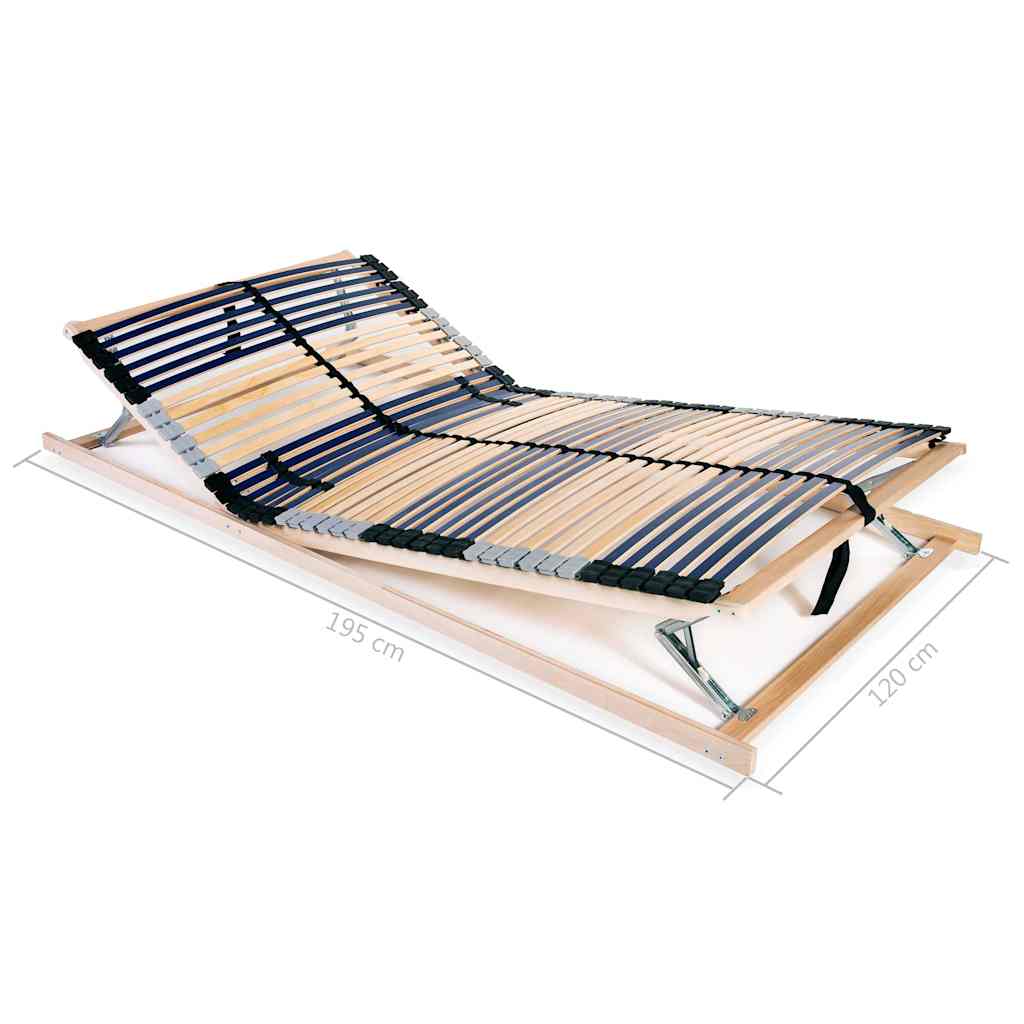 Podnica za krevet s 42 letvice i 7 zona 120 x 200 cm