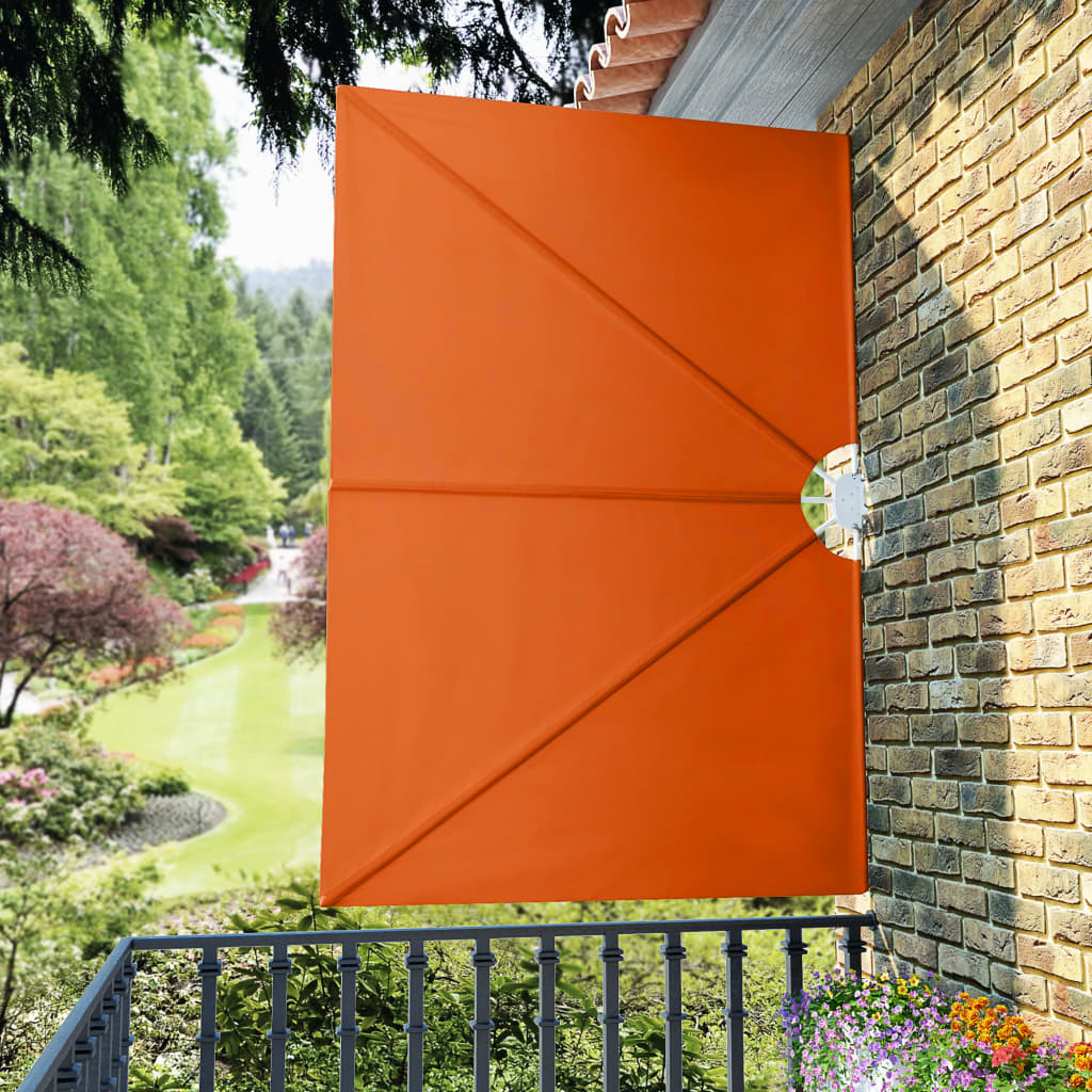 Sklopiva bočna tenda terakota 240 x 160 cm