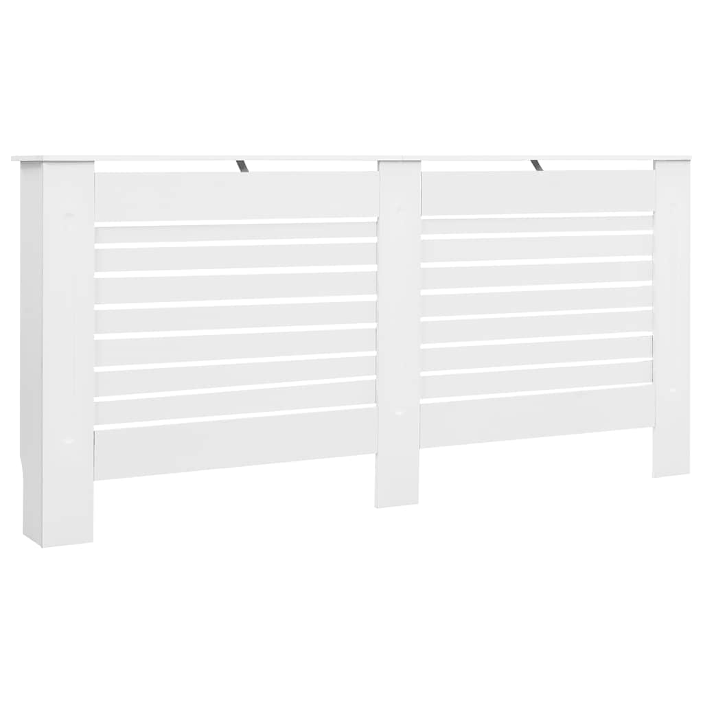 Pokrov za radijator bijeli 172 x 19 x 81,5 cm MDF