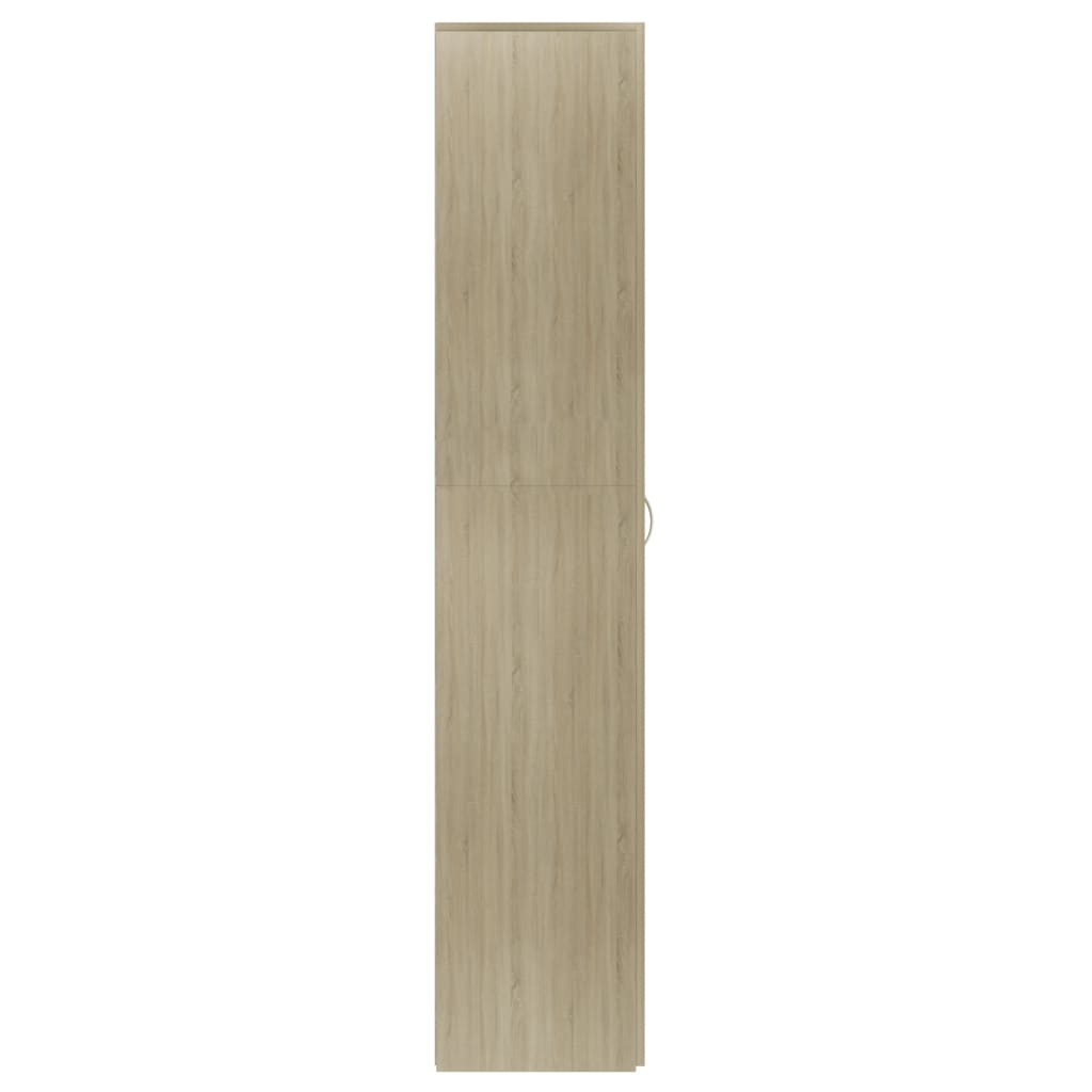 Ormarić za cipele boja hrasta 80x35,5x180 cm konstruirano drvo