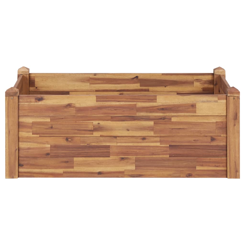 Vrtna gredica od masivnog bagremovog drva 110 x 60 x 44 cm