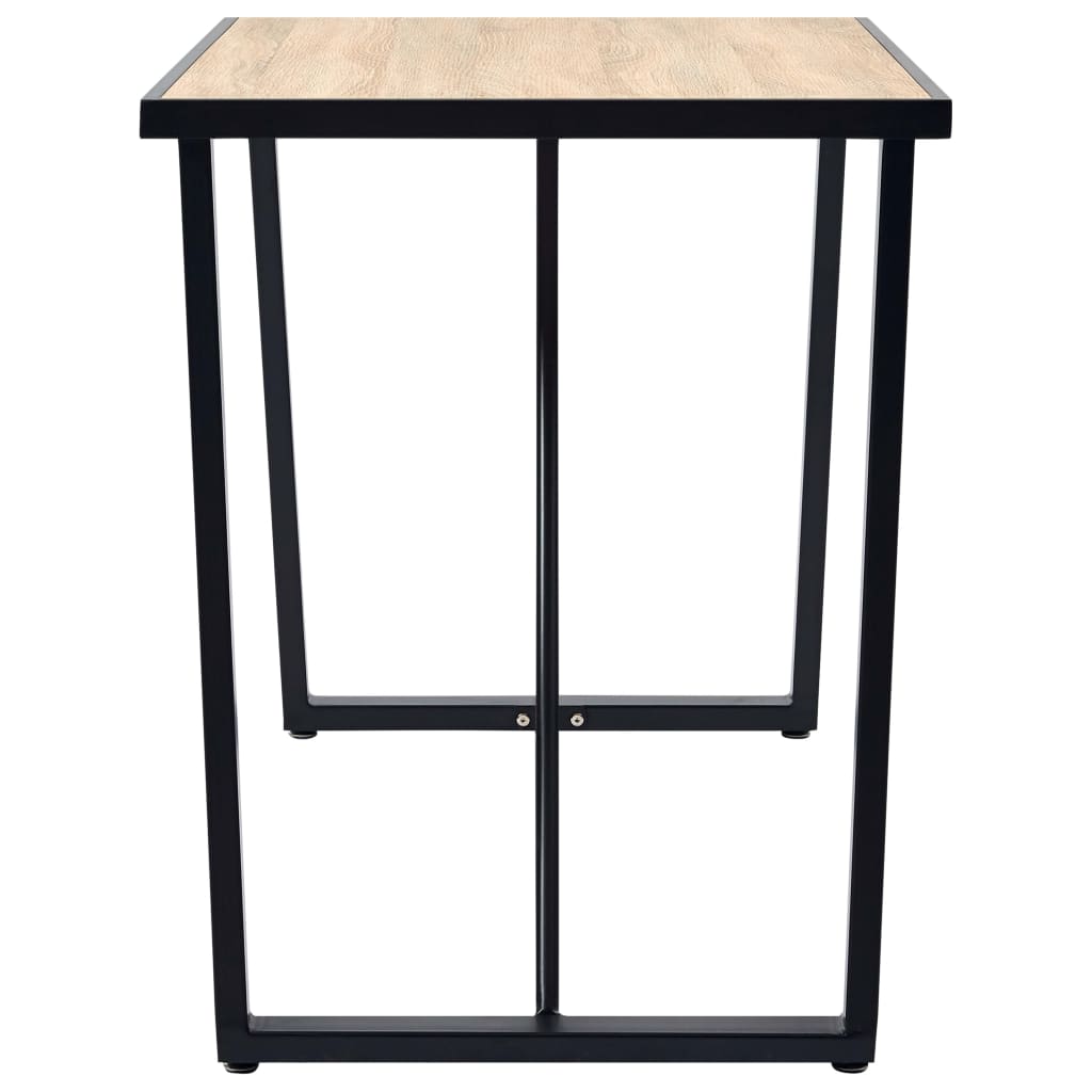 Blagovaonski stol boja hrasta 120 x 60 x 75 cm MDF
