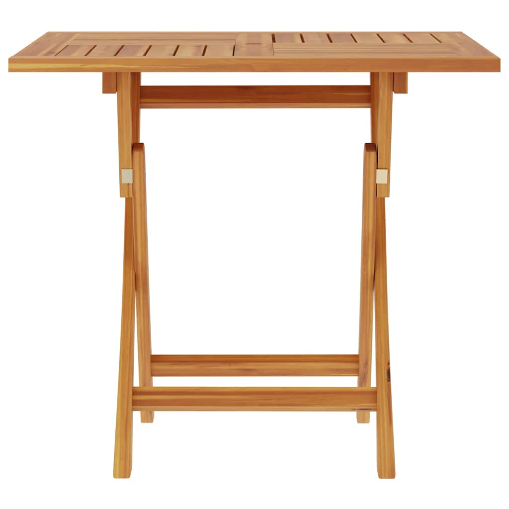 Sklopivi vrtni stol 85 x 85 x 76 cm od masivne tikovine