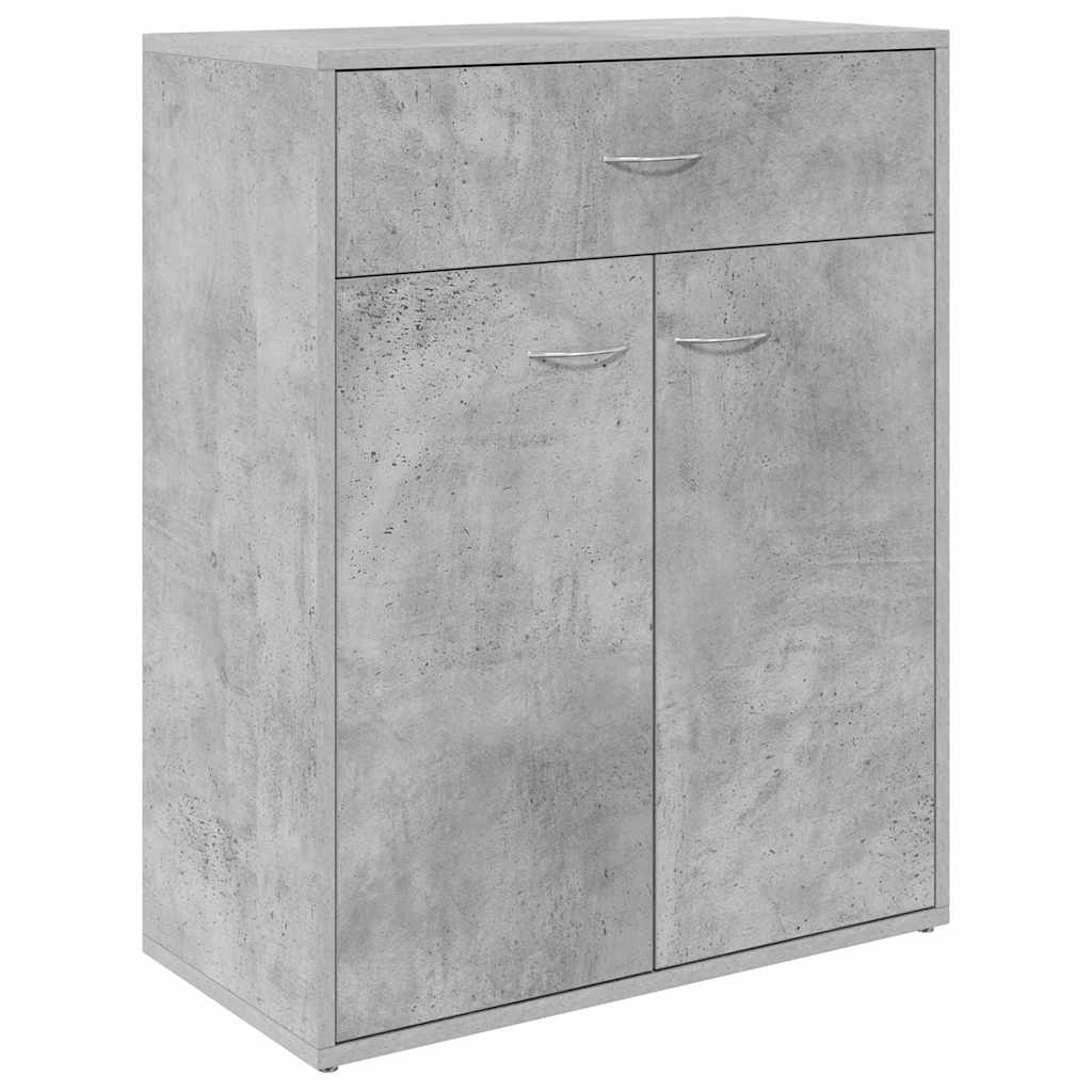 Komoda siva boja betona 60 x 30 x 75 cm od konstruiranog drva