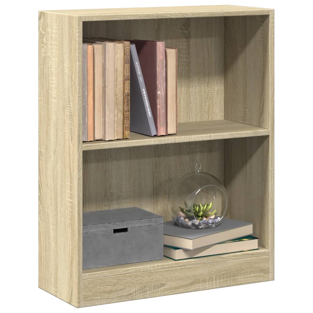 Polica za knjige hrast sonoma 60x24x76 cm konstruirano drvo