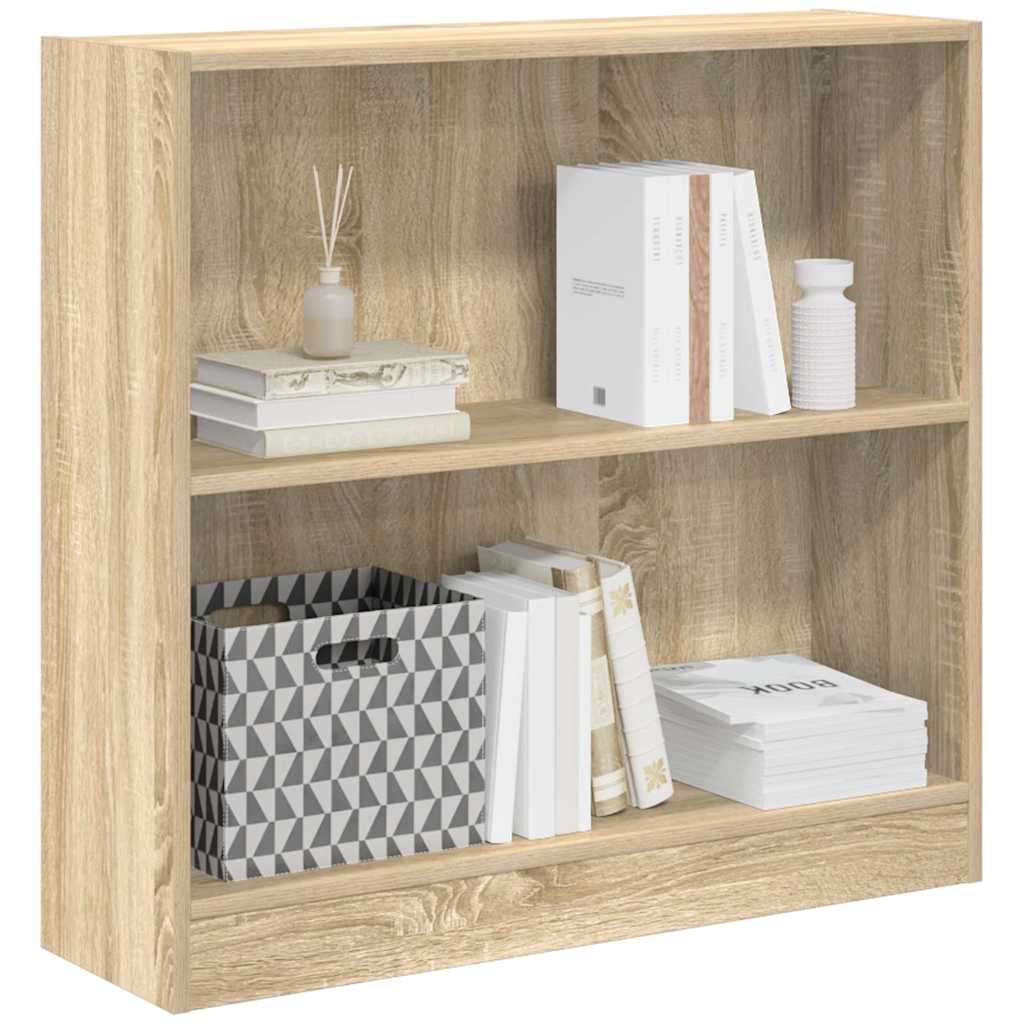 Polica za knjige sonoma hrast 80x24x75 cm izrađeno drvo