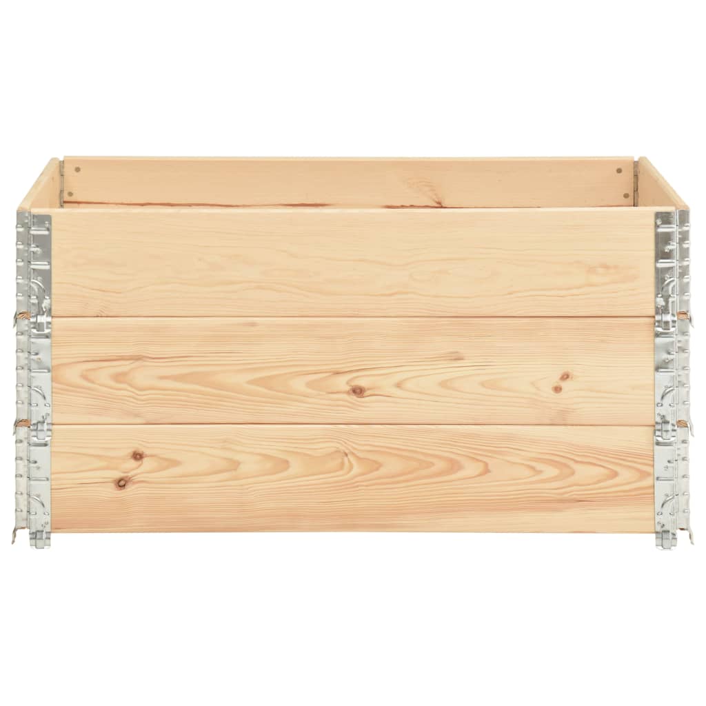 Okviri za palete 3 kom 80 x 120 cm od masivne borovine