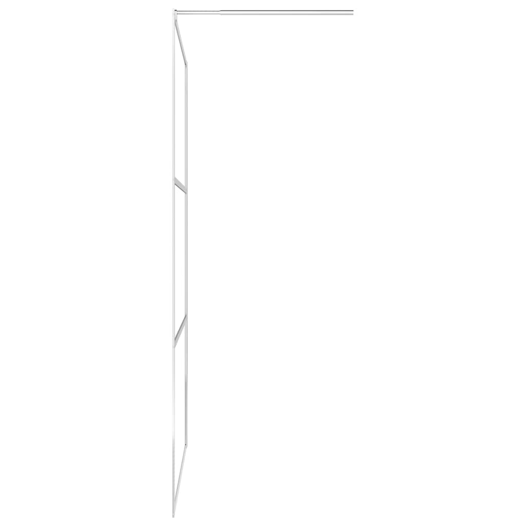 Pregrada za tuširanje s prozirnim staklom ESG 80 x 195 cm