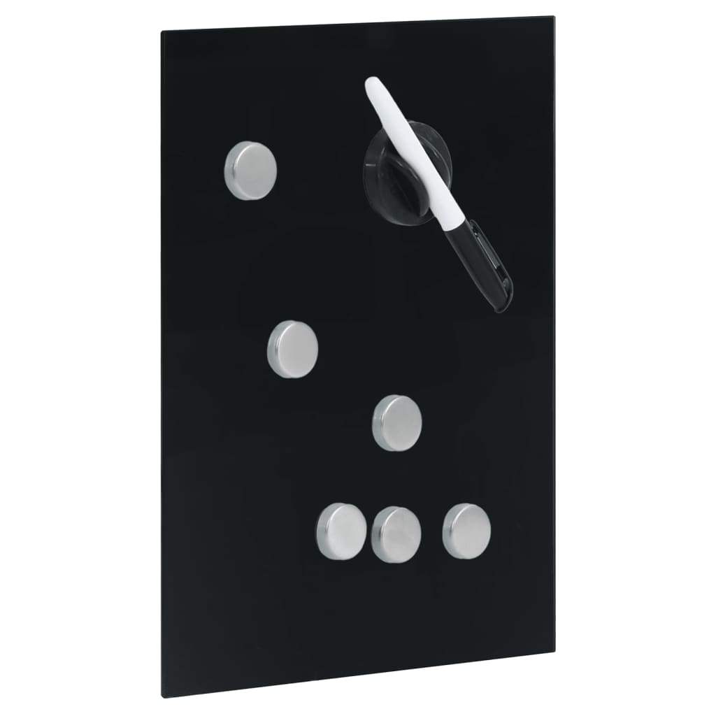 Kutija za ključeve s magnetnom pločom crna 30x20x4 cm