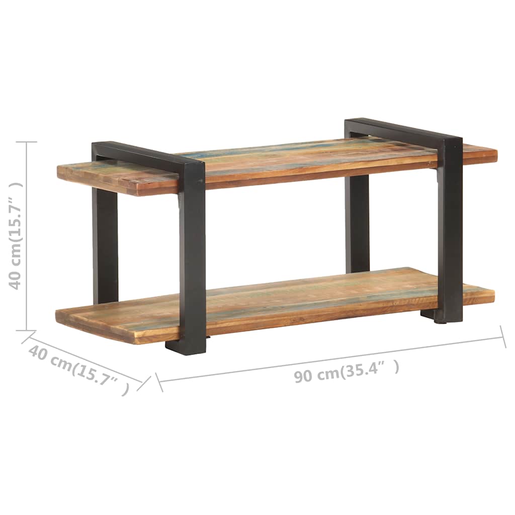 TV ormarić 90 x 40 x 40 cm od masivnog obnovljenog drva