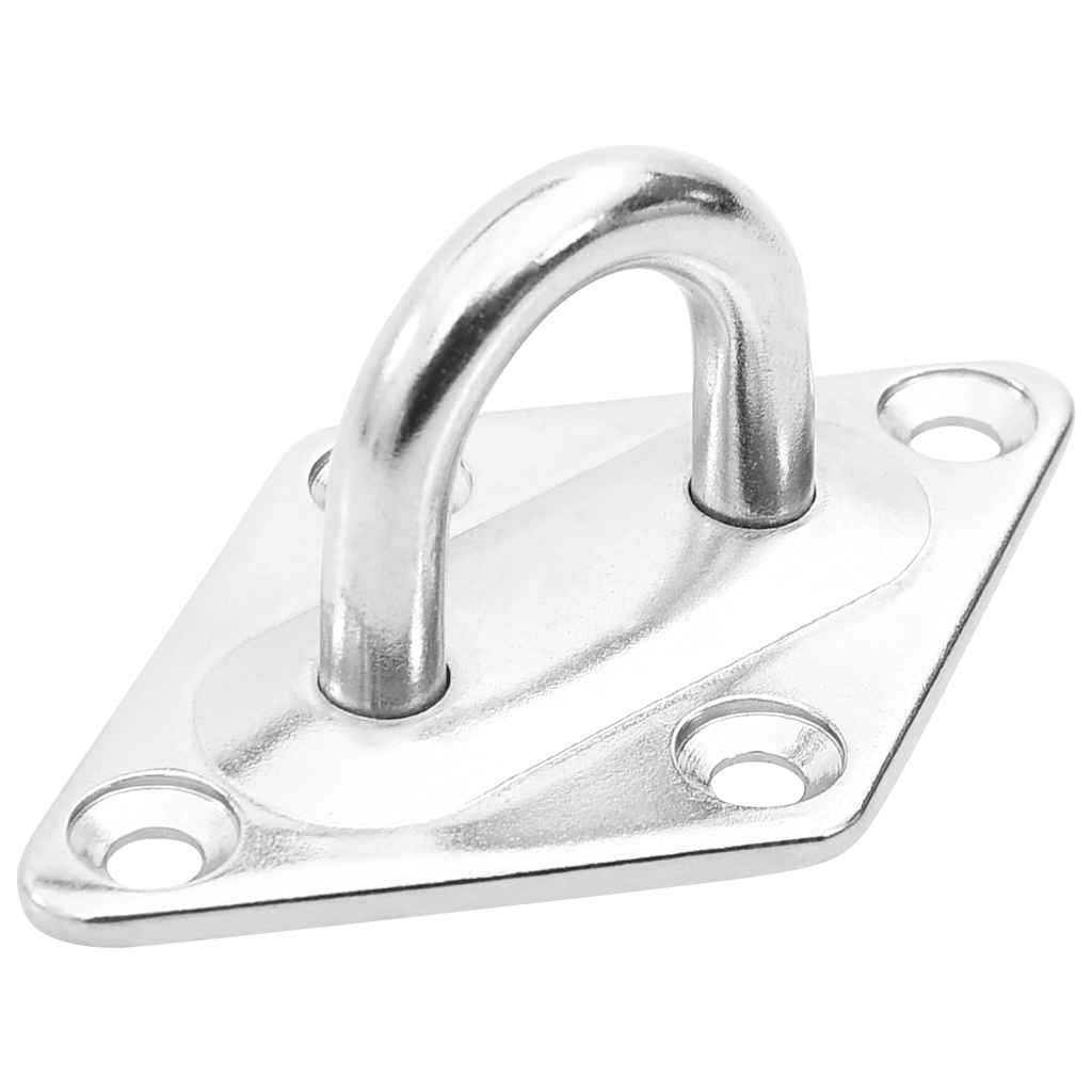 12-dijelni set dodataka za jedro protiv sunca nehrđajući čelik 80 x 50 mm