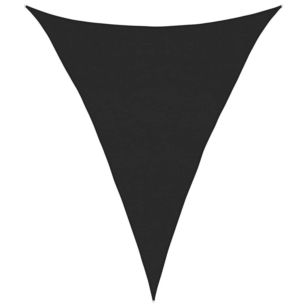 Jedro za zaštitu od sunca 160 g/m² Trokutasto crno 3x4x4 m HDPE