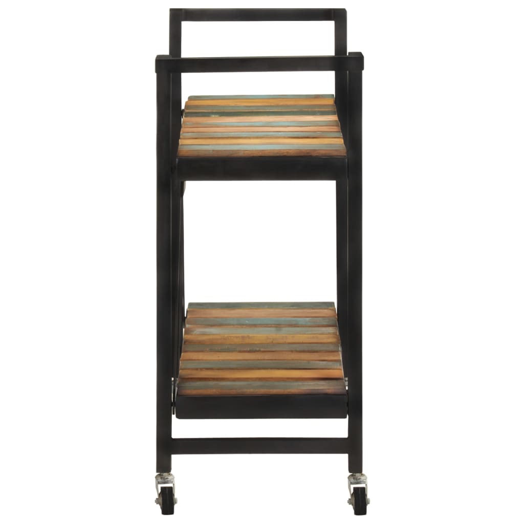 Kuhinjska kolica 87x 36 x 81 cm od masivnog obnovljenog drva