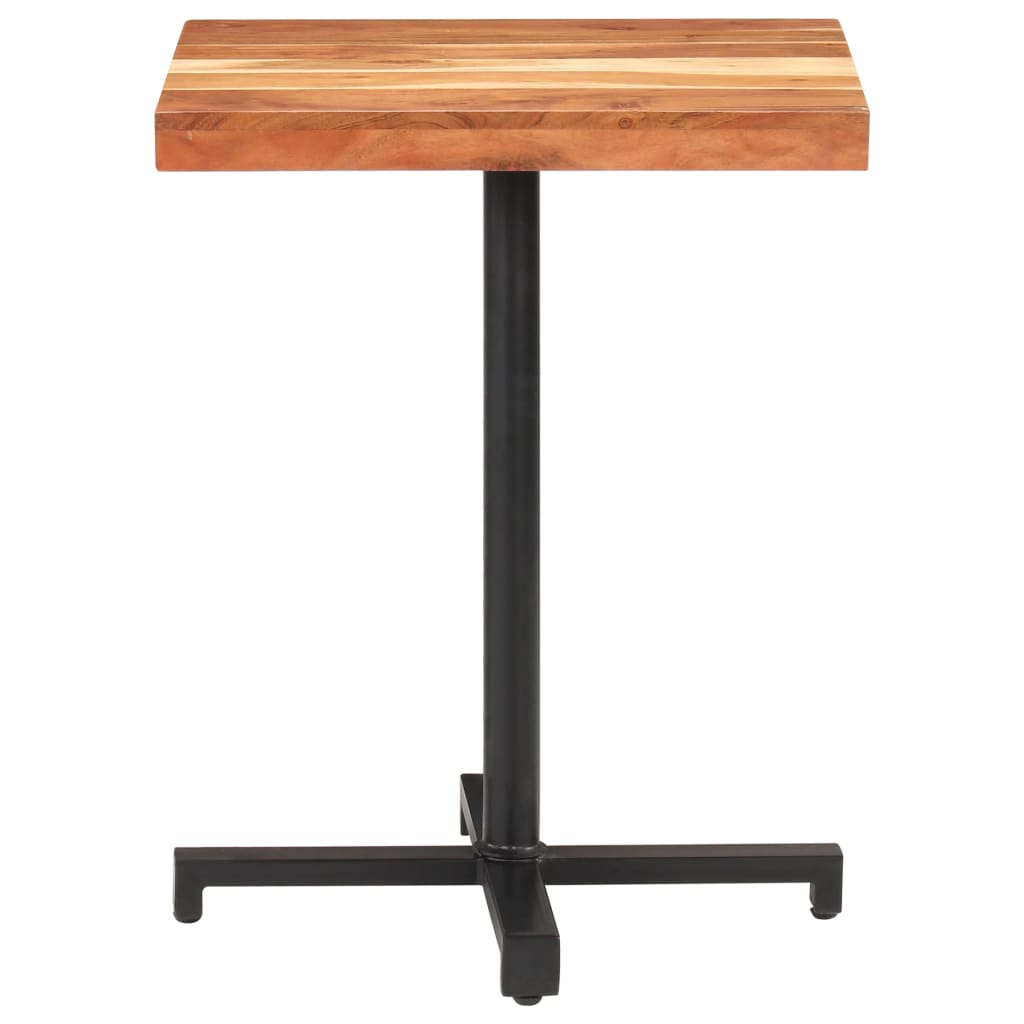 Bistro stol četvrtasti 60 x 60 x 75 cm masivno bagremovo drvo