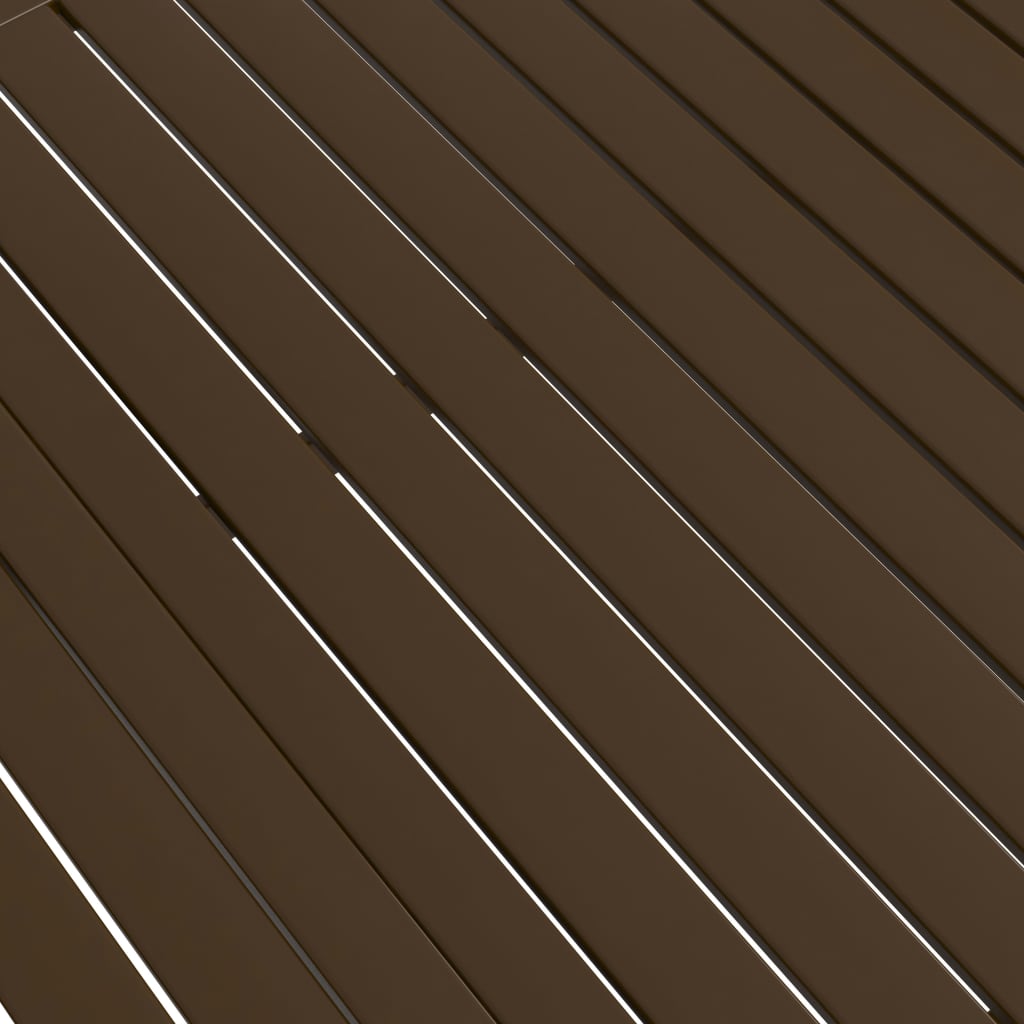 Vrtni stol smeđi 190 x 80 x 72 cm čelični