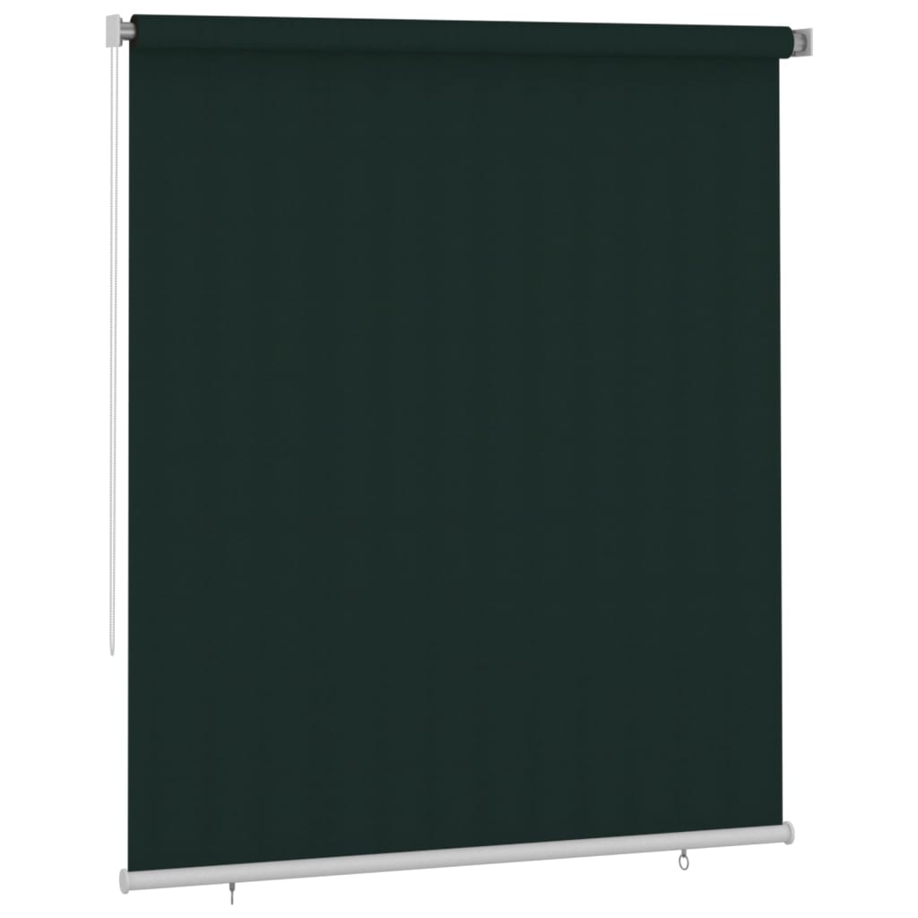 Vanjska roleta za zamračivanje 200 x 230 cm tamnozelena HDPE