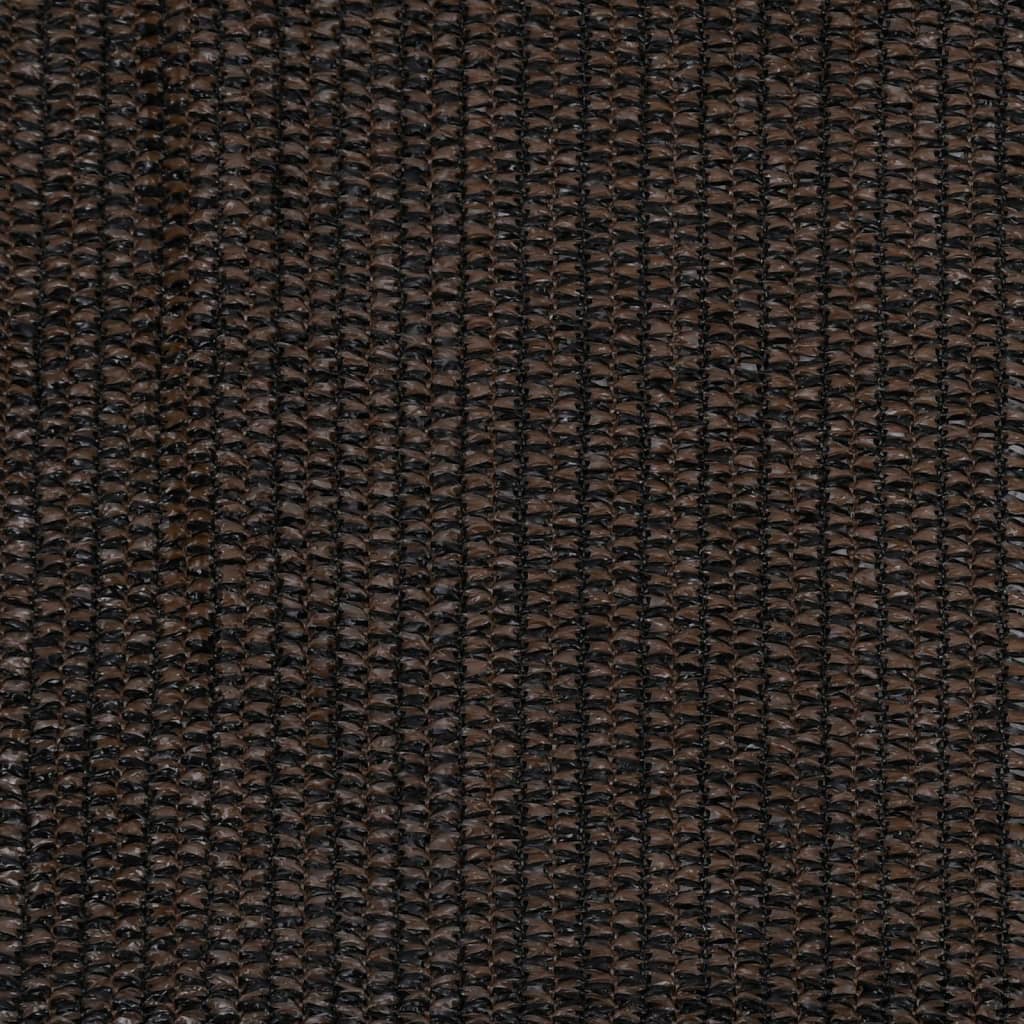 Vanjska roleta za zamračivanje 100 x 140 cm smeđa HDPE